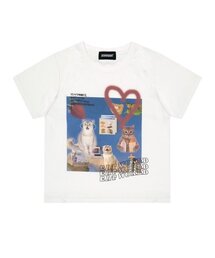 DOMINANT（ドミナント）の「Cat World Crop Tee White（Tシャツ/カットソー）」