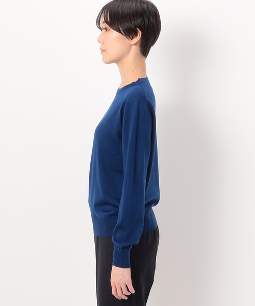 COMME CA（コムサ）の「〔 TALLサイズ 〕 【アンサンブル対応】ファインウールニット プルオーバー（ニット/セーター・レディース・ブラック/ベージュ・15号）」の11枚目の写真