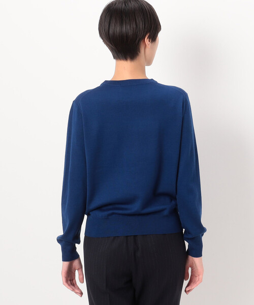 COMME CA（コムサ）の「〔 TALLサイズ 〕 【アンサンブル対応】ファインウールニット プルオーバー（ニット/セーター・レディース・ブラック/ベージュ・15号）」の12枚目の写真