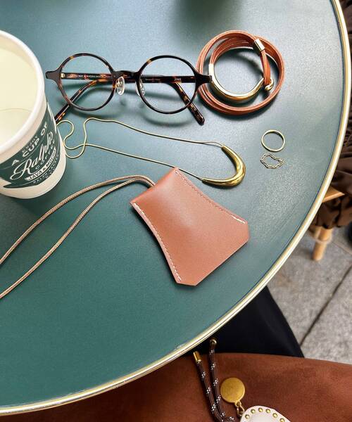 le.coeur blanc（ルクールブラン）の「O ステンレスモチーフネックレス（ネックレス・レディース・ゴールド・FREE）」の5枚目の写真