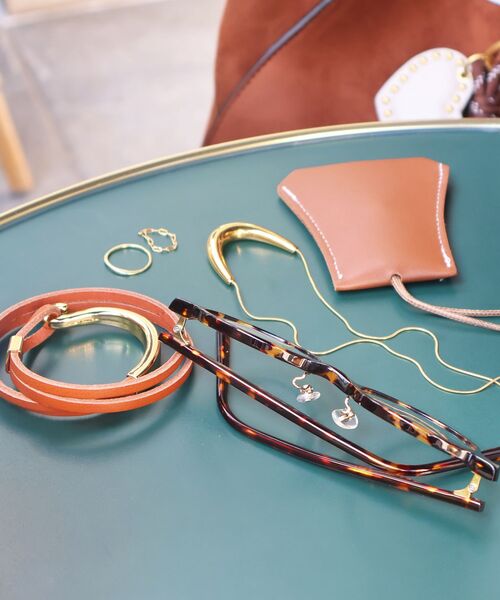 le.coeur blanc（ルクールブラン）の「O ステンレスモチーフネックレス（ネックレス・レディース・ゴールド・FREE）」の7枚目の写真