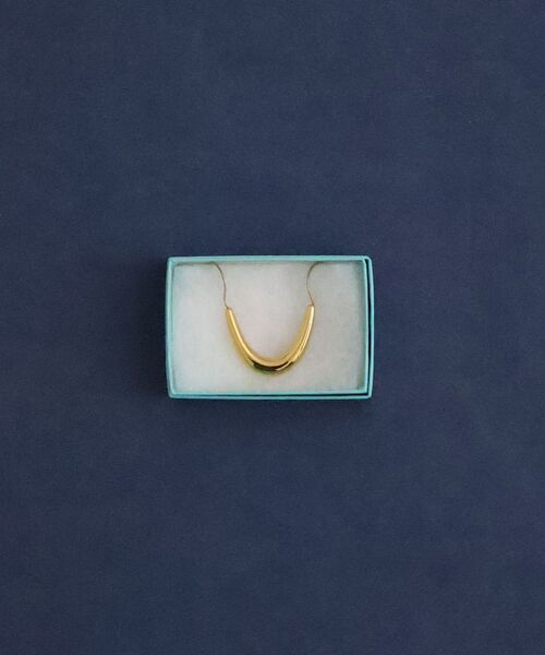 le.coeur blanc（ルクールブラン）の「O ステンレスモチーフネックレス（ネックレス・レディース・ゴールド・FREE）」の9枚目の写真