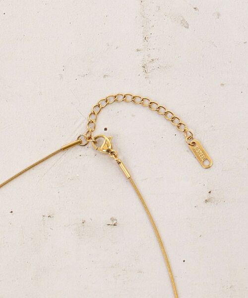 le.coeur blanc（ルクールブラン）の「O ステンレスモチーフネックレス（ネックレス・レディース・ゴールド・FREE）」の12枚目の写真
