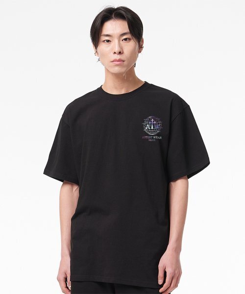 ARTISTWEAR（アーティストウェア）の「[ATW] ワールドスピードロゴ半袖Tシャツ_BK（Tシャツ/カットソー・レディース・その他・X-LARGE/XX-LARGE/XXXX-LARGE/LARGE/MEDIUM/SMALL）」の3枚目の写真