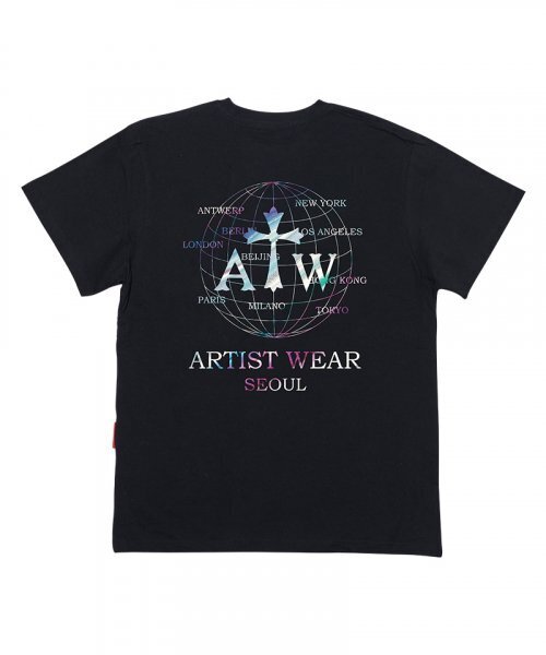 ARTISTWEAR（アーティストウェア）の「[ATW] ワールドスピードロゴ半袖Tシャツ_BK（Tシャツ/カットソー・レディース・その他・X-LARGE/XX-LARGE/XXXX-LARGE/LARGE/MEDIUM/SMALL）」の6枚目の写真