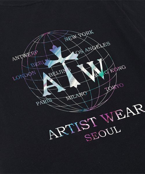 ARTISTWEAR（アーティストウェア）の「[ATW] ワールドスピードロゴ半袖Tシャツ_BK（Tシャツ/カットソー・レディース・その他・X-LARGE/XX-LARGE/XXXX-LARGE/LARGE/MEDIUM/SMALL）」の8枚目の写真