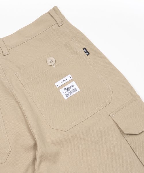 STIGMA(スティグマ)の「10s TWILL COTTON WIDE PARACHUTE PANTS BEIGE(その他パンツ・メンズ・その他・LARGE/X-LARGE)」の8枚目の写真