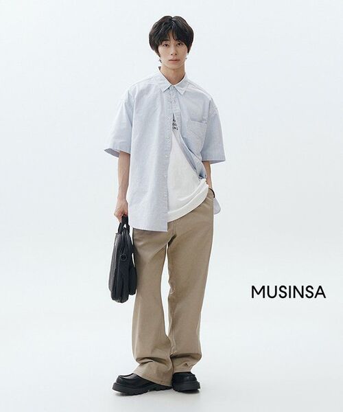 HORLISUN(ホーリーサン)の「Corrigin One Tuck Chino Pants Beige(その他パンツ・レディース・その他・SMALL/MEDIUM/LARGE)」の2枚目の写真