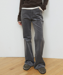 Mellow Corduroy Bootcut Pants - Irish Grey
