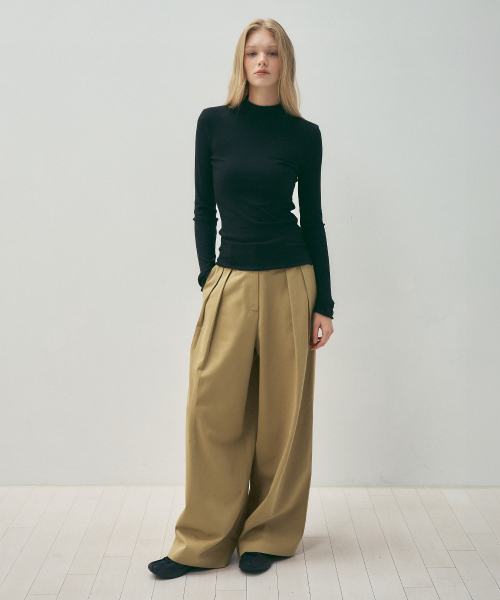 CITTA（シータ）の「Like Skirt Maxi Wide Slacks_CTB554(Beige)（スラックス・レディース・ベージュ・SMALL/MEDIUM/LARGE）」の2枚目の写真