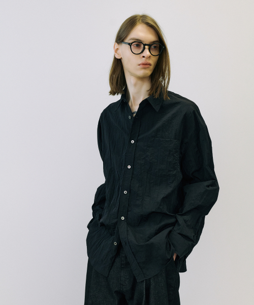 ENDOOR(エンドア)の「Crease shirt (black)(シャツ/ブラウス・メンズ・その他・1/2)」の4枚目の写真