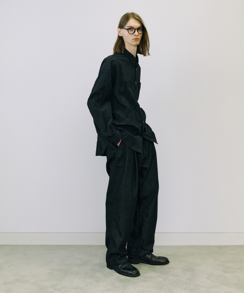 ENDOOR(エンドア)の「Crease shirt (black)(シャツ/ブラウス・メンズ・その他・1/2)」の6枚目の写真