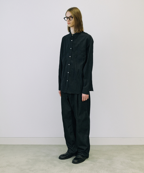 ENDOOR(エンドア)の「Crease shirt (black)(シャツ/ブラウス・メンズ・その他・1/2)」の8枚目の写真