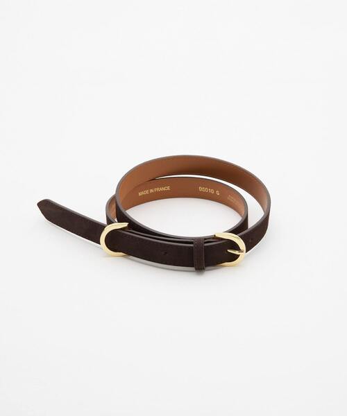 martinique（マルティニーク）の「MAISON BOINET/07 mm belt in nappa