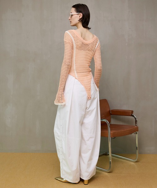 MAISON SPECIAL（メゾンスペシャル）の「Crochet-Like Bodysuit/クロシェライクボディスーツ（その他トップス・レディース・ブルー/ピンクベージュ/ブラック・FREE）」の10枚目の写真