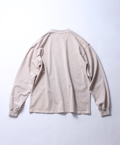 soe（ソーイ）の「Reverse L/S Tee（Tシャツ/カットソー・メンズ・ピンク・1）」の2枚目の写真