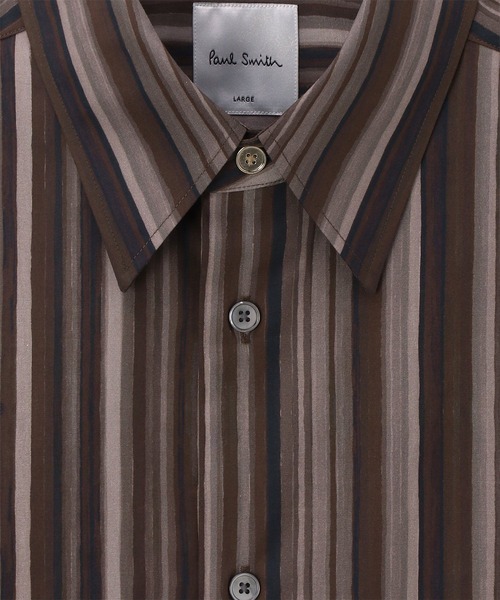 Paul Smith（ポールスミス）の「"Painted Signature Stripe" シャツ / 163308 598Z（シャツ/ブラウス・メンズ・マスタード/ダークブラウン・XX-LARGE/X-LARGE/LARGE/MEDIUM/SMALL）」の12枚目の写真