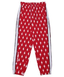 Monkey Flower（モンキーフラワー）の「共用雷模様ジョガースウェットパンツ/MS2WTP03URED（スウェットパンツ）」