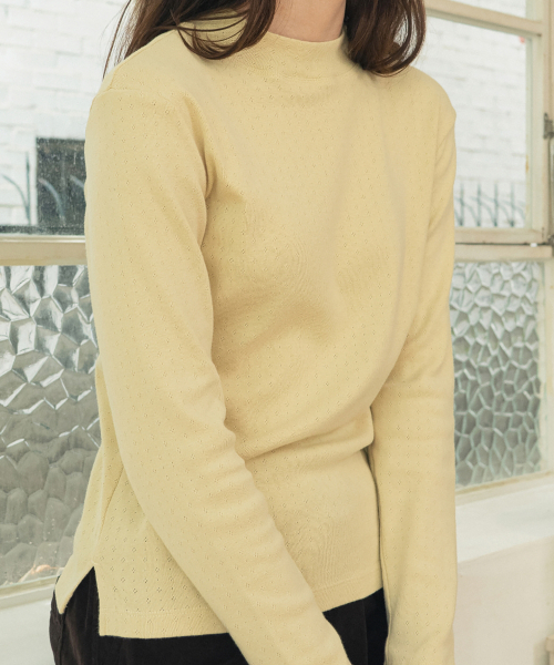 CHIQUITA（チキータ）の「アイレットハイネックTイエロー250907YL（Tシャツ/カットソー・レディース・その他・SMALL/MEDIUM）」の3枚目の写真