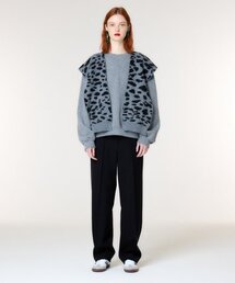 the studio k（ ）の「ウールピンタックパンツ（ブラック）（スラックス）」