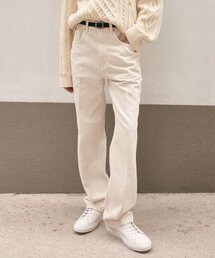 101 クラシックストレートデニム - クリーム