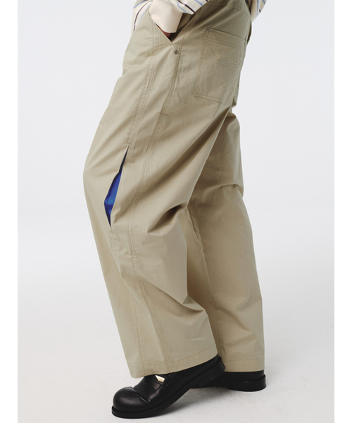KIJUN MEN（キジュンメンズ）の「Color Slit Chino Pants Beige Blue（その他パンツ・メンズ・その他・LARGE/X-LARGE）」の4枚目の写真