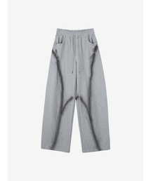 INEXCIS（イネクシス）の「Curved Spray Wide Pants (Melange)（スウェットパンツ）」