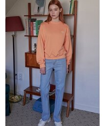 Lossy Symbol Logo Sweatshirt  Orange