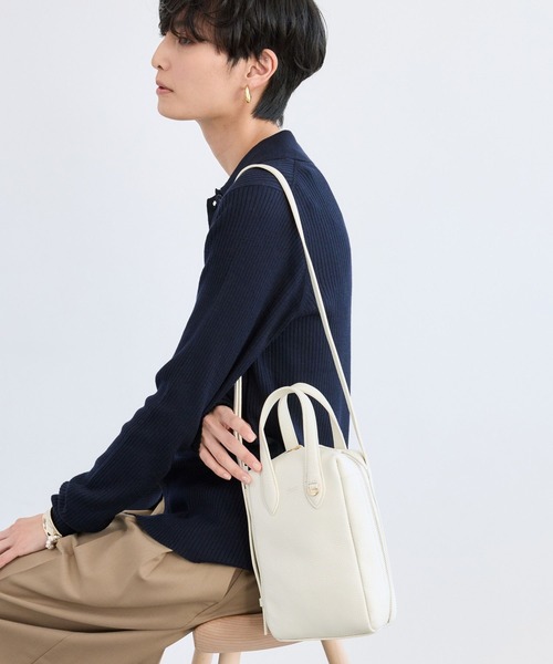 Beau're(ヴュレ)の「BARNYARDSTORM / Beau're(ヴュレ)別注 / レザーショルダーBAG(ショルダーバッグ・レディース・シルバー/オフホワイト/ブラック・FREE)」の2枚目の写真