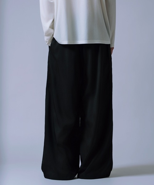 improves(インプローブス)の「【Unisex】リラックス イージーパンツ(スラックス・メンズ・ブラック/チャコール/ベージュ/ブラウン・MEDIUM/LARGE)」の14枚目の写真