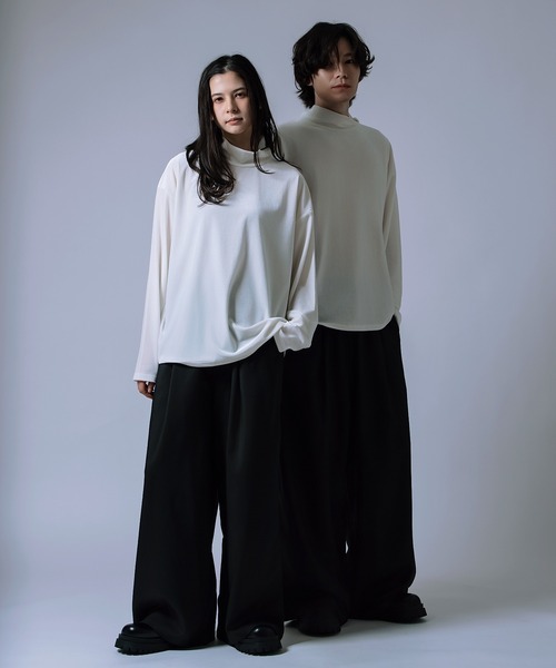 improves(インプローブス)の「【Unisex】リラックス イージーパンツ(スラックス・メンズ・ブラック/チャコール/ベージュ/ブラウン・MEDIUM/LARGE)」の18枚目の写真