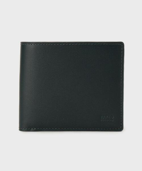 TAKEO KIKUCHI(タケオキクチ)の「【リップルグレイン】フォールドエッジ財布(財布・メンズ・ブルー系その他/ダークブラウン/ブラック・00)」の13枚目の写真