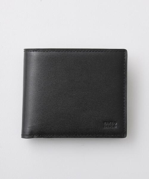 TAKEO KIKUCHI(タケオキクチ)の「【リップルグレイン】フォールドエッジ財布(財布・メンズ・ブルー系その他/ダークブラウン/ブラック・00)」の16枚目の写真