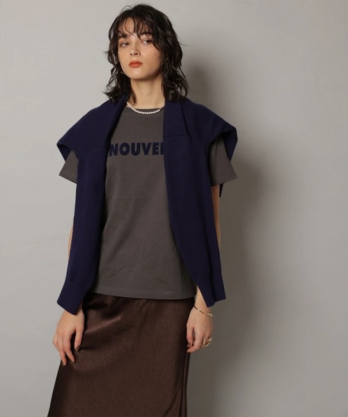 CADUNE ラガーカットソー チャコールグレー CADUNE ラガーカットソー