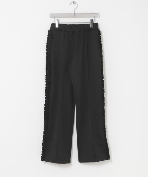 crinkle crinkle crinkle（クリンクルクリンクルクリンクル）の「『別注』crinkle crinkle crinkle×URBAN RESEARCH　FRILL TRACK PANTS（その他パンツ・レディース・ブラック・FREE）」の9枚目の写真