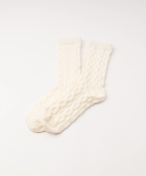 URBAN CHERRY（アーバンチェリー）の「【3足セット】もこもこマルチカラールームソックス（ソックス/靴下・キッズ・ピンク・S/M）」の3枚目の写真