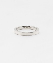 UNITED TOKYO | シルバーナロー角リング(リング)