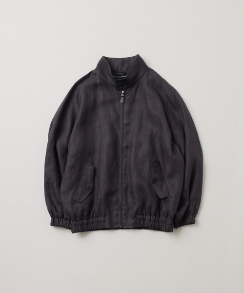 FOLL / フォル】linen gabardine harrington jacket（その他アウター