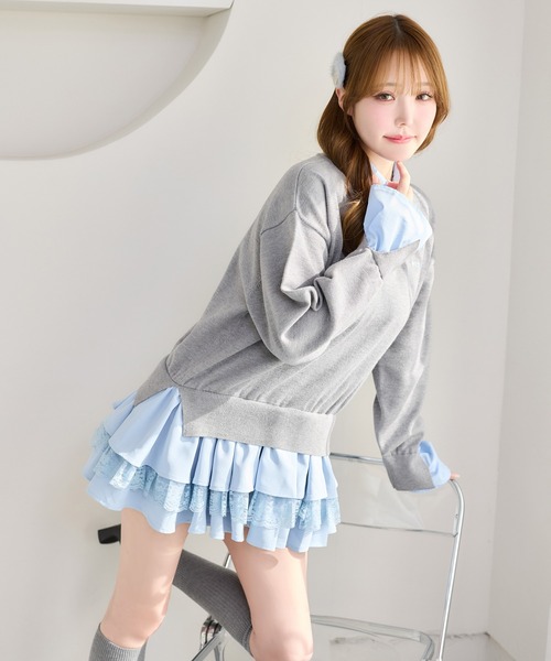 one after another NICE CLAUP(ワンアフターアナザーナイスクラップ)の「【Latini】ファーパッチンピン(バレッタ/ヘアクリップ・レディース・ホワイト/ピンク/ブラック/サックスブルー・FREE)」の5枚目の写真