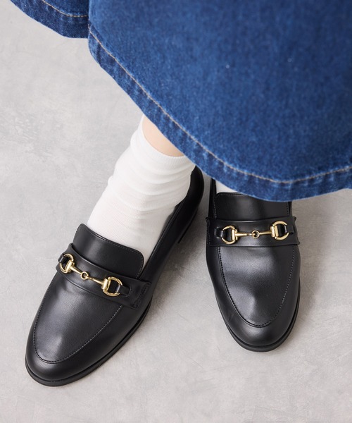 Juze(ジュゼ)の「ふんわりビットローファー【SS~Lサイズ展開】(ローファー・レディース・ブラック・SS/S/M/L)」の15枚目の写真