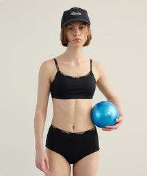 AVAM HOME（アバムホーム）の「logo Strap Bikini Black（水着）」