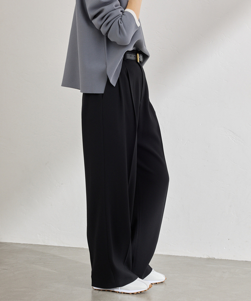 ウォッシャブル ジョーゼットスラックス（スラックス）｜IENA（イエナ