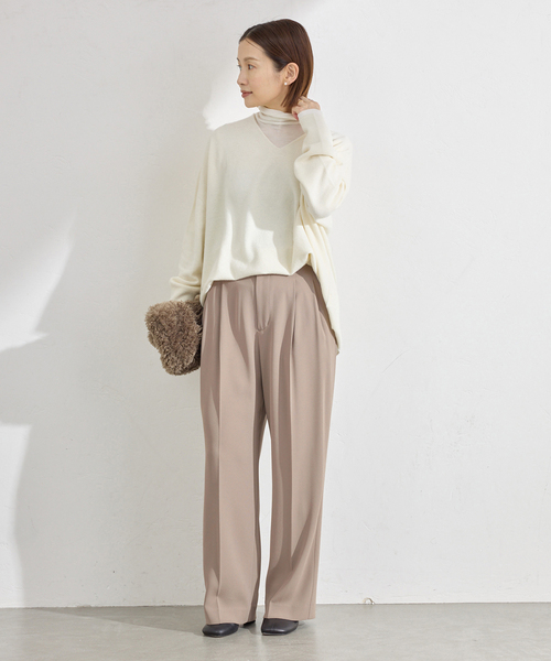 IENA（イエナ）の「ウォッシャブル ジョーゼットスラックス（スラックス・レディース・ブラック/チャコールグレー/ベージュ・34/36/38/40）」の20枚目の写真