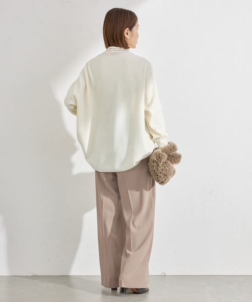 IENA（イエナ）の「ウォッシャブル ジョーゼットスラックス（スラックス・レディース・ブラック/チャコールグレー/ベージュ・34/36/38/40）」の22枚目の写真