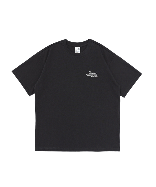 WORKS & CO.(ワークス アンド コー)の「フックアンドフィッシング 半袖Tシャツ (チャコール)(Tシャツ/カットソー・レディース・その他・2XL/L/M/XL)」の1枚目の写真