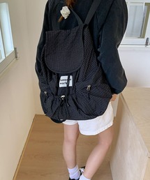 c.u.l | A4収納可 チェック柄 バックパック リュック cula1391(バックパック/リュック)