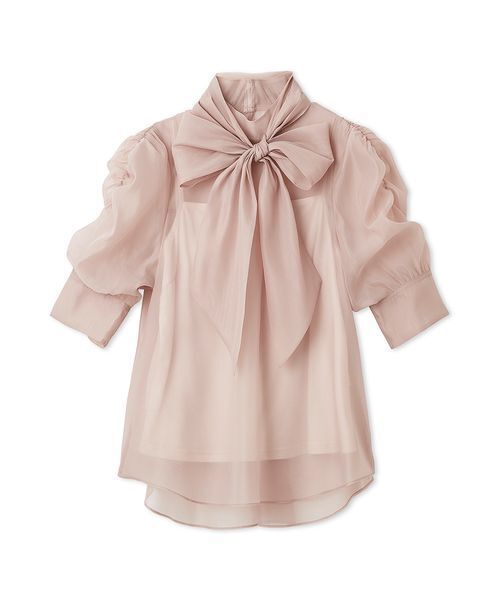 オーガンザボウタイブラウス（シャツ/ブラウス）｜LILY BROWN（リリー