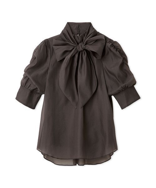 オーガンザボウタイブラウス（シャツ/ブラウス）｜LILY BROWN（リリー