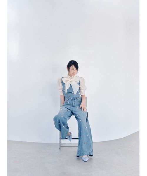 LILY BROWN（リリーブラウン）の「オーガンザボウタイブラウス（シャツ/ブラウス・レディース・アイボリー/その他/チャコールグレー/ピンク・F）」の17枚目の写真