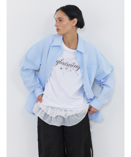 ETMON(エトモン)の「Gleaming Graphic T-Shirt, White(Tシャツ/カットソー・レディース・その他・FREE)」の3枚目の写真
